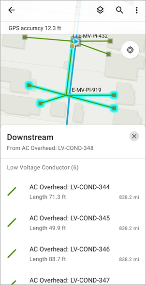 Trace results Trace results